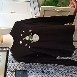 Belle Point sequins snowman ⛄medium shirt